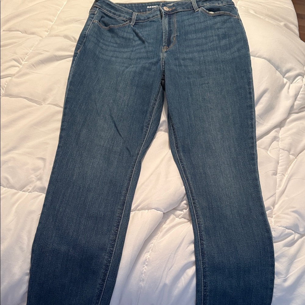 Old Navy - size 10 Long - High Rise Super Skinny Jeans - EUC